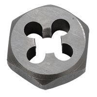 &eacute;crou &agrave; refileter hexagonale, dia. 1"/1-1/16", Filet de 1/8"-27, Acier au carbone/Acier au chrome Industrial Sales