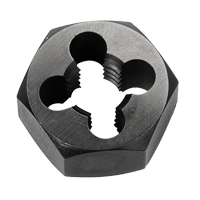 &eacute;crou &agrave; refileter hexagonale, dia. 1"/1-1/4", Filet de 1/4"-18, Acier au carbone/Acier au chrome Industrial Sales