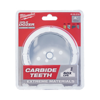 Carbide Hole Saw, 4", 1-31/50" Depth of Cut, Carbide Industrial Sales