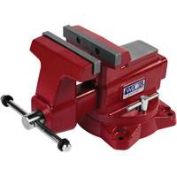 Utility HD Bench Vise, 6-1/2" Jaw Width, 4-1/4" Throat Depth Industrial Sales