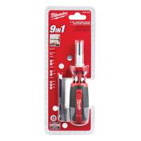 Tournevis &agrave; embouts multiples 9 en 1, 9" lo, Prise Coussin&eacute;e Industrial Sales