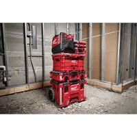 Packout Crate, 15-2/5" x 18-3/5" x 9-9/10", Red Industrial Sales