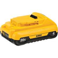 Max* Compact Battery Pack, Lithium-Ion, 20 V, 4 Ah Industrial Sales