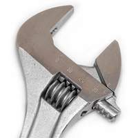 Adjustable Wrench - Boxed, 10" L, 1-5/16"/34 mm Max Width, Chrome Industrial Sales