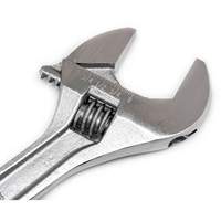 Adjustable Wrench - Bagged, 8" L, 1-1/8"/29 mm Max Width, Chrome Industrial Sales