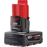 Bloc-piles M12 Redlithium XC 6.0, Lithium-ion, 12 V, 6 Ah Industrial Sales
