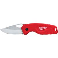 Compact Folding Knife, 2-1/2" Blade, Stainless Steel Blade, Metal Handle Industrial Sales
