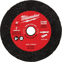 Metal Cut Off Wheel, 3" x 0.04", 3/8" Arbor Industrial Sales