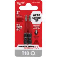 Shockwave Impact Duty Screwdriver Bit, Torx, T-10, 1/4" Drive Industrial Sales