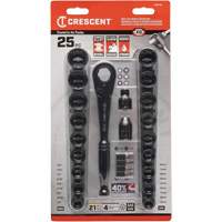 Mechanic's Tool Set, 25 Pcs, 3/8" Drive Size Industrial Sales