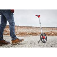 Roue &agrave; mesurer num&eacute;rique, 12"/30 cm, Gamme de 10 000' Industrial Sales
