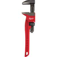 Cl&eacute; &agrave; tuyau &agrave; m&acirc;choires lisses, Cap des m&acirc;choires 2-5/8", Longueur 12", Fini Rev&ecirc;tement en poudre, Prise Ergonomique Industrial Sales