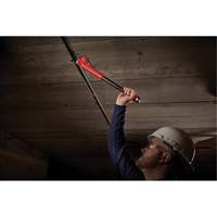 Cl&eacute; &agrave; tuyau adaptable Cheater, Cap des m&acirc;choires 2-1/2", Longueur 18"/24"/10", Fini Rev&ecirc;tement en poudre, Prise Ergonomique Industrial Sales