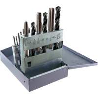 Jeu de tarauds & forets UNC DRILLCO, 18 morcea Industrial Sales