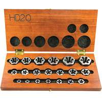 Jeu de fili&egrave;res hexagonales &agrave; fileter DRILLCO, 20 Morcea Industrial Sales