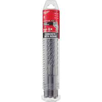 Trousse de forets &agrave; 4 cannelures pour perceuse &agrave; percussion MX4, 6 morceaux, Carbure Industrial Sales