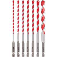 Jeu de forets pour perceuse &agrave; percussion Shockwave, 7 morceaux, Carbure Industrial Sales