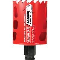 Wood & Metal Hole Saw, 2-1/8", 2-3/8" Depth of Cut, Carbide Industrial Sales