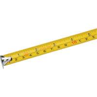 Tape Measure, 5/8" x 12', Imperial & Metric Graduations Industrial Sales