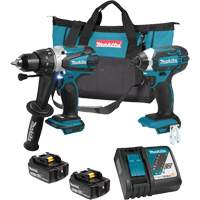 LXT Cordless 2-Tool Combo Kit, Lithium-Ion, 18 V Industrial Sales
