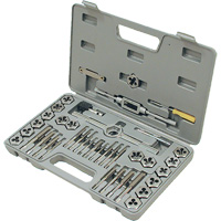 TD40AM Premium Metric Alloy Tap & Die Set, 40 Pieces Industrial Sales