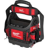 PackOut 10" Structured Tote, Ballistic Polyester, 35 Pockets, Red Industrial Sales