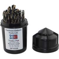 Two-Tone 29-Piece Mechanic's Drill Set, High Speed Steel Industrial Sales
