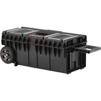Arx Long Rolling Tool Chest, 31-1/5" x 15-1/5" x 12-7/10", Black Industrial Sales