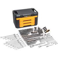 12-Point Mechanics Tool Set in 3 Drawer Storage Box Industrial Sales