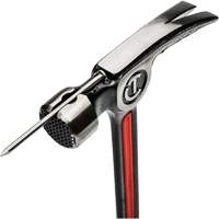 Steel Milled-Face Framing Hammer, 22 oz., Solid Steel Handle, 16" L Industrial Sales