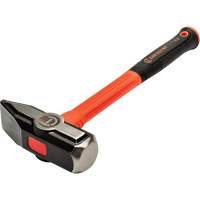Fiberglass Blacksmith Hammer, 4 lbs Head Weight, 14" L Industrial Sales