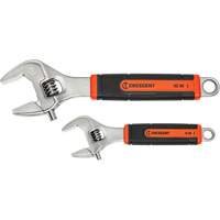 Quick-Fit-Jaw Adjustable Wrench Set, Adjustable, 2 Pieces, Imperial and Metric Industrial Sales