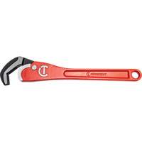 Self-Adjusting Steel Pipe Wrench, 2-1/2" Jaw Capacity, 16" Long, Powder Coated Finish, Non-Ergonomic Handle Industrial Sales