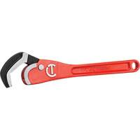 Self-Adjusting Steel Pipe Wrench, 2-1/2" Jaw Capacity, 16" Long, Powder Coated Finish, Non-Ergonomic Handle Industrial Sales