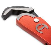 Self-Adjusting Steel Pipe Wrench, 2-1/2" Jaw Capacity, 16" Long, Powder Coated Finish, Non-Ergonomic Handle Industrial Sales