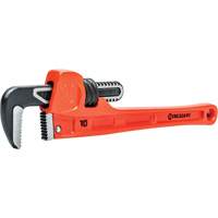 SLIM JAW Pipe Wrench, 1-9/10" Jaw Capacity, 10" Long, Powder Coated Finish, Non-Ergonomic Handle Industrial Sales