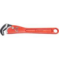 Self-Adjusting Pipe Wrench, 1-1/2" Jaw Capacity, 12" Long, Powder Coated Finish, Non-Ergonomic Handle Industrial Sales