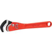 Self-Adjusting Pipe Wrench, 1-1/2" Jaw Capacity, 12" Long, Powder Coated Finish, Non-Ergonomic Handle Industrial Sales