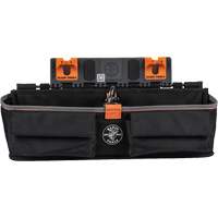 Bucket Work CentreS-Hook Large Pouch Module, Nylon, 3 Pockets, Black/Orange Industrial Sales
