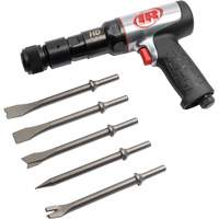 5-Piece Heavy-Duty Air Hammer with Chisel Set, 2.66 CFM, 1/4" NPT, 2600 BPM, 3/4" x 3" (19mm x 76mm) Industrial Sales