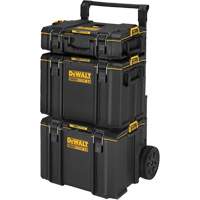 TOUGHSYSTEM&reg; 2.0 Rolling Tower, 24" x 20-2/5" x 34-1/2", Black/Yellow Industrial Sales