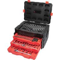 1/4", 3/8" & 1/2" Mechanics Hand Tool Set with 3-Drawer Storage Case Industrial Sales