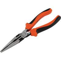 Long Nose Pliers with Comfort Handles, 8" L Industrial Sales