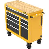 Heavy-Duty Mobile Workstation, 8 Drawers, 40" W x Yellow Industrial Sales