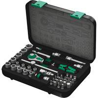 8100 SA 2 Zyklop Speed Ratchet Set, 42 Pcs, 3/8" Drive Size Industrial Sales