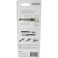 Couteau professionnel de 18 mm avec verrouillage &agrave; cliquet, Acier inoxydable, Robuste, Prise en Plastique Industrial Sales