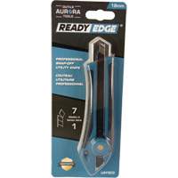 Couteau professionnel de 18 mm, Acier inoxydable, Robuste, Prise en Caoutchouc Industrial Sales
