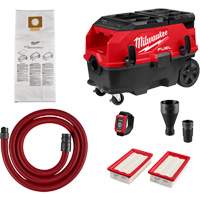 M18 FUEL 9 Gallon Dual Battery Dust Extractor with PACKOUT Compatibility and VACLINK Kit, 27-3/4" x 19" Industrial Sales