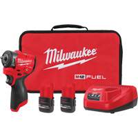 M12 FUEL Subcompact Impact Wrench with Friction Ring Kit, 12 V, 3/8" Socket Industrial Sales