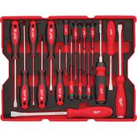 Jeu de tournevis et de leviers avec organisateur pour tiroirs PACKOUT, 17, Magn&eacute;tique Industrial Sales